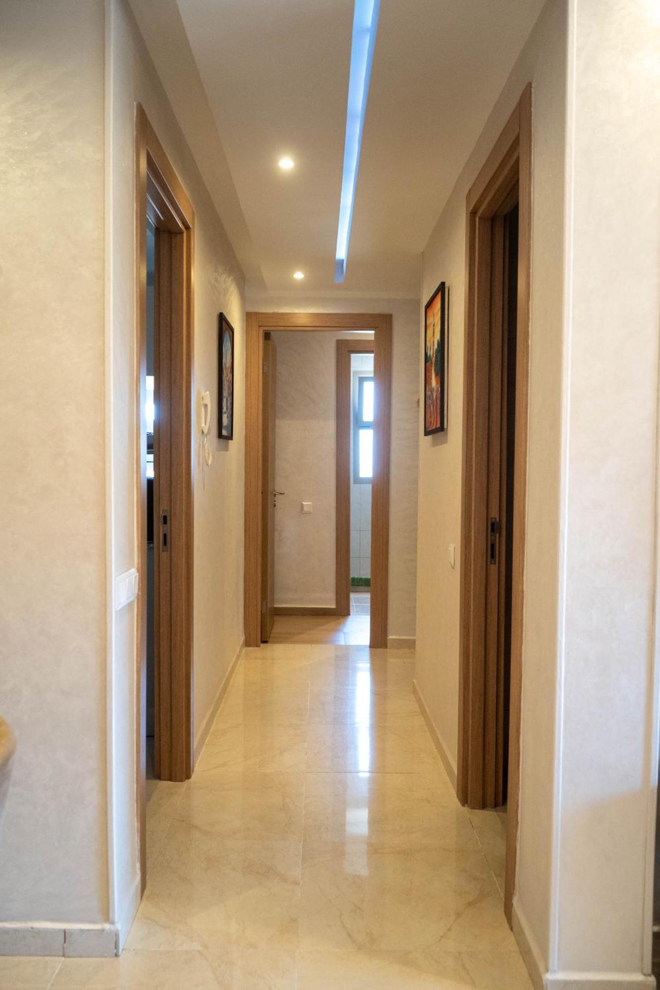 Magnifique Appartement Moderne De 2 Chambres Avec Piscine A 10 Min Du Centre De Marrakech มาร์ราเกช ภายนอก รูปภาพ
