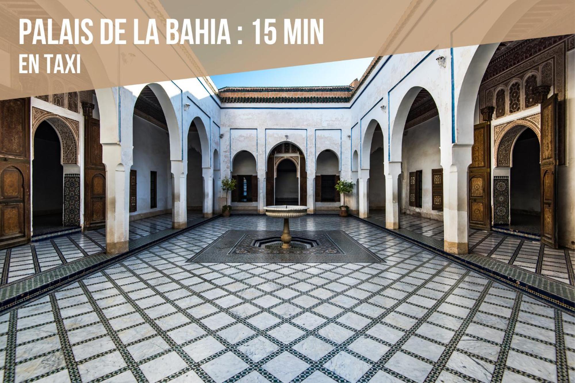 Magnifique Appartement Moderne De 2 Chambres Avec Piscine A 10 Min Du Centre De Marrakech มาร์ราเกช ภายนอก รูปภาพ